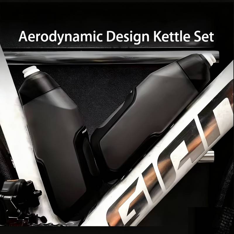 Mountain Biking Water Bottle - Bicycle 600ml Aerodynamic Water Bottle Bracket