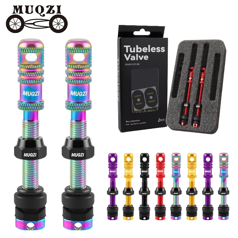 Tubeless Valve Core - MUQZI Tubeless Presta Valve Kit 45/55/65/75/85/100mm