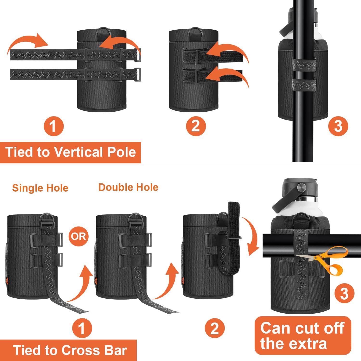 Bike Water Bottle Holder with  - Mountain Biking Water Bottle reseña y precio