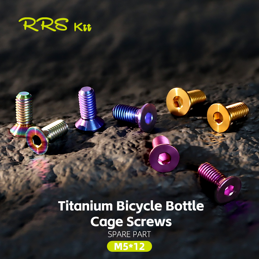 Rrskit Bicycle 2pcs Titanium B - Mountain Biking Water Bottle reseña y precio