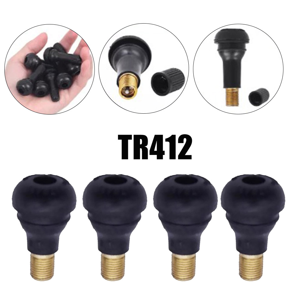 4Pcs Universal TR412 Snap-in R - Tubeless Valve Core reseña y precio