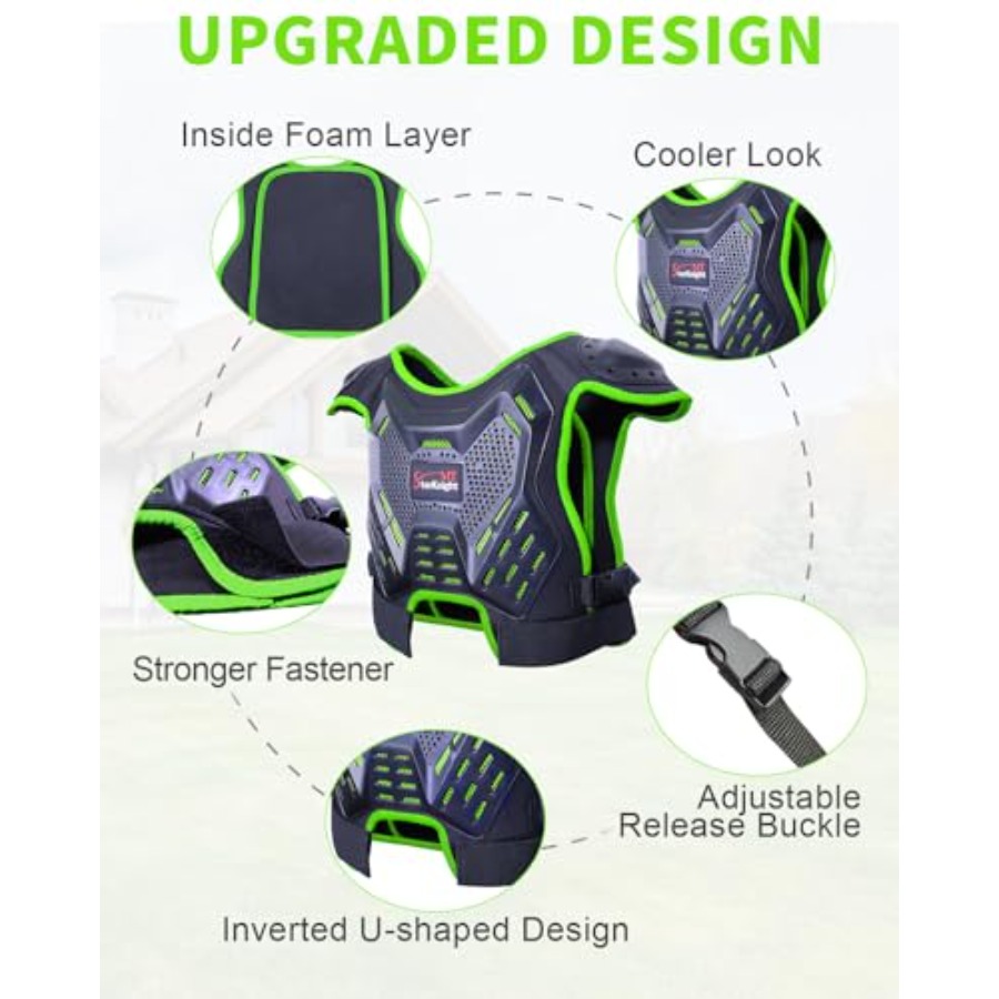Dirt Bike Gear - Youth Motorcy - Mountain Biking Chest Protector reseña y precio