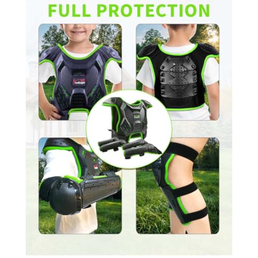 Dirt Bike Gear - Youth Motorcy - Mountain Biking Chest Protector reseña y precio