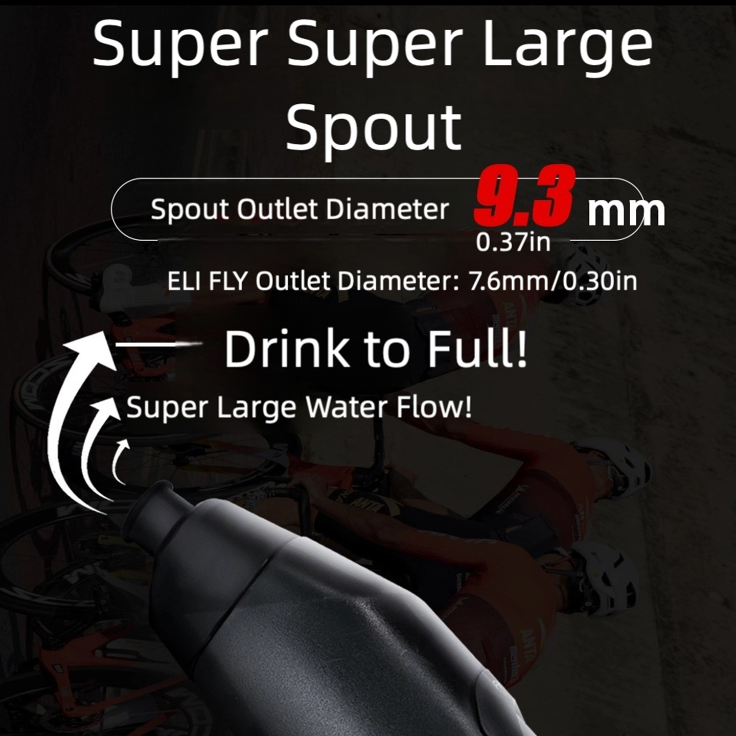 AhyKa PRO Bicycle Aerodynamic  - Mountain Biking Water Bottle reseña y precio