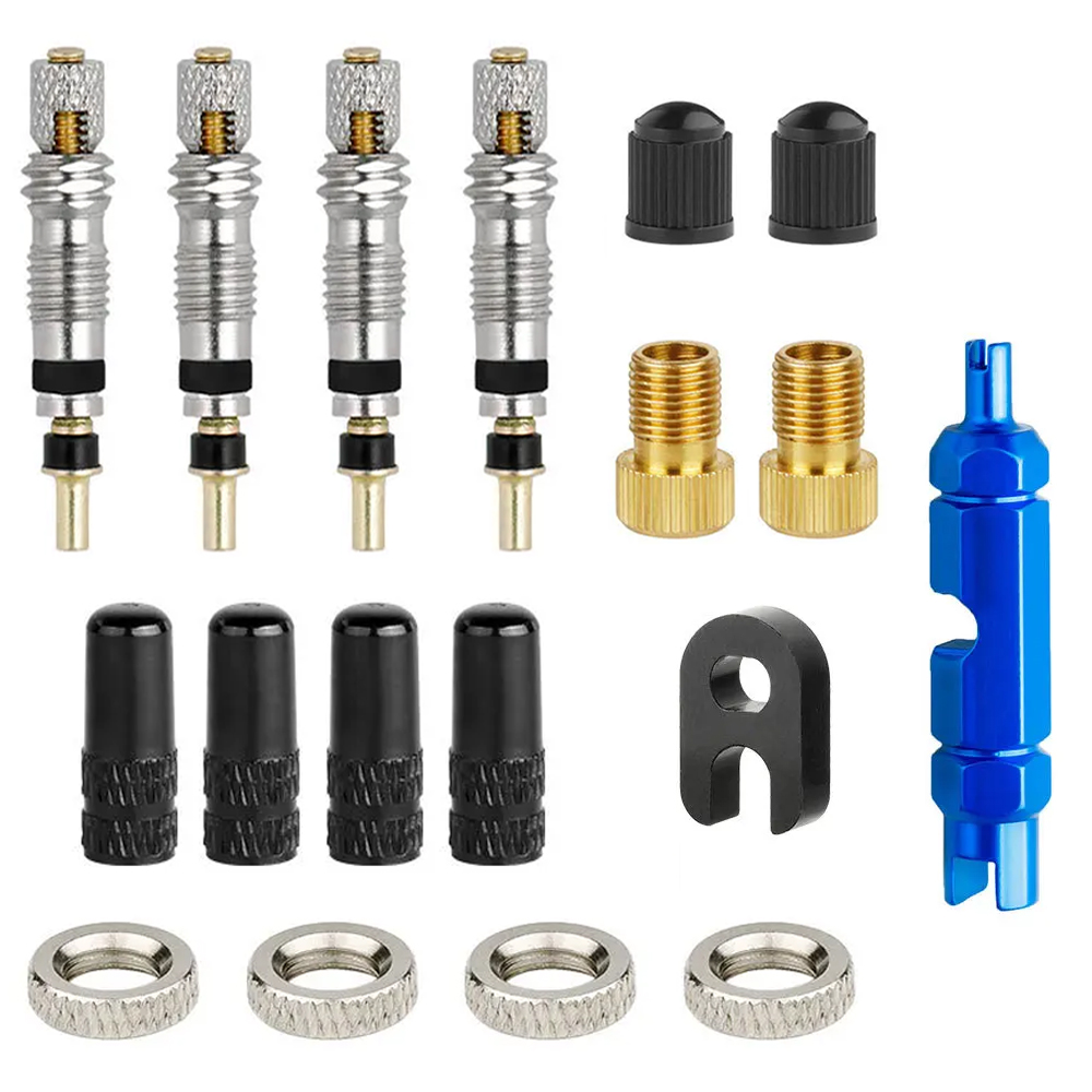 6/18PcsBicycle Valve Core Fren - Tubeless Valve Core reseña y precio