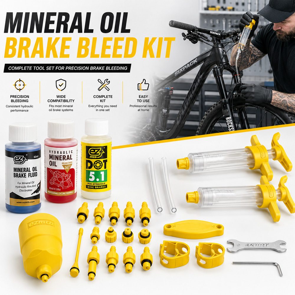 Bicycle Brake Mineral Oil ，Bic - Hydraulic Brake Bleed reseña y precio