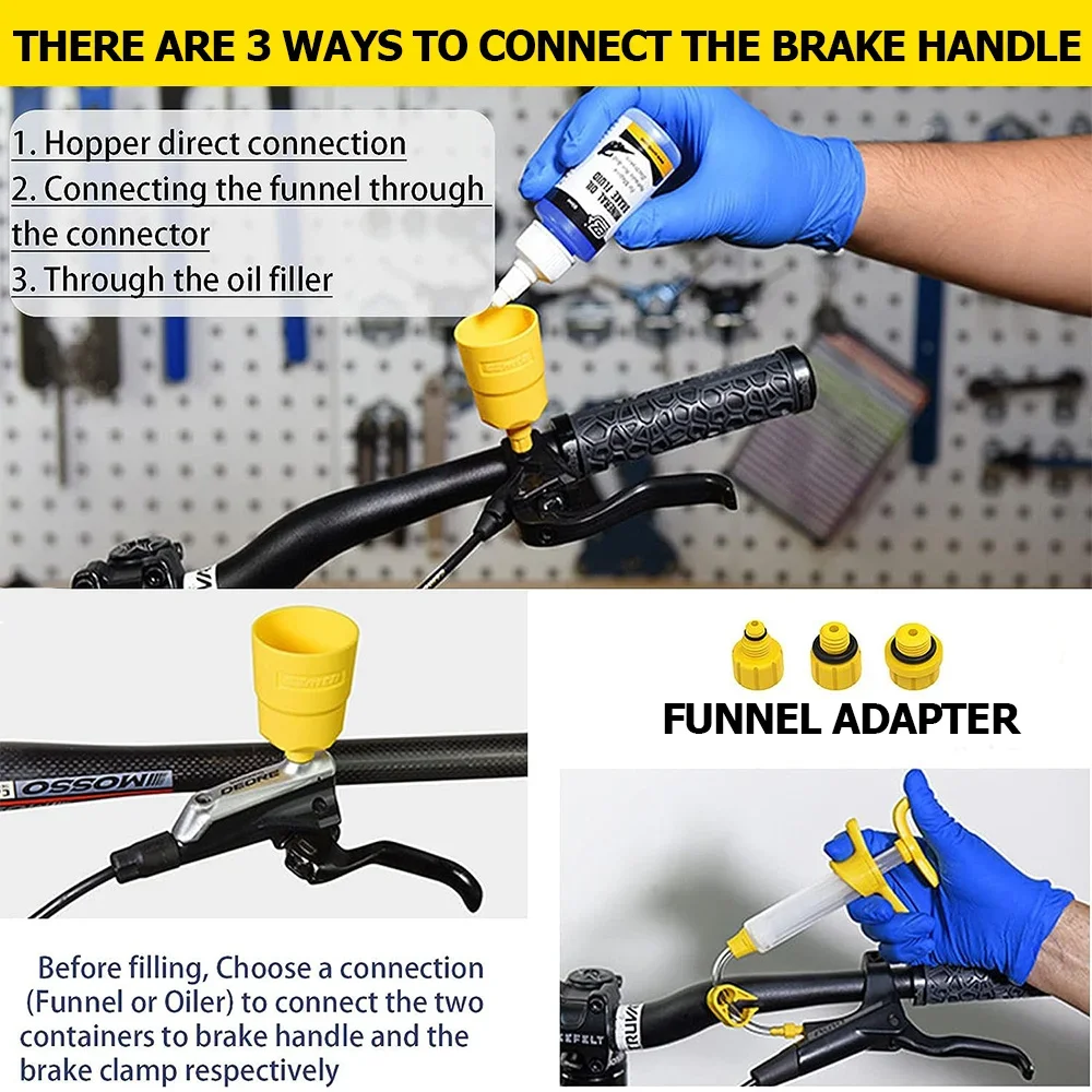 Bicycle Brake Mineral Oil ，Bic - Hydraulic Brake Bleed reseña y precio