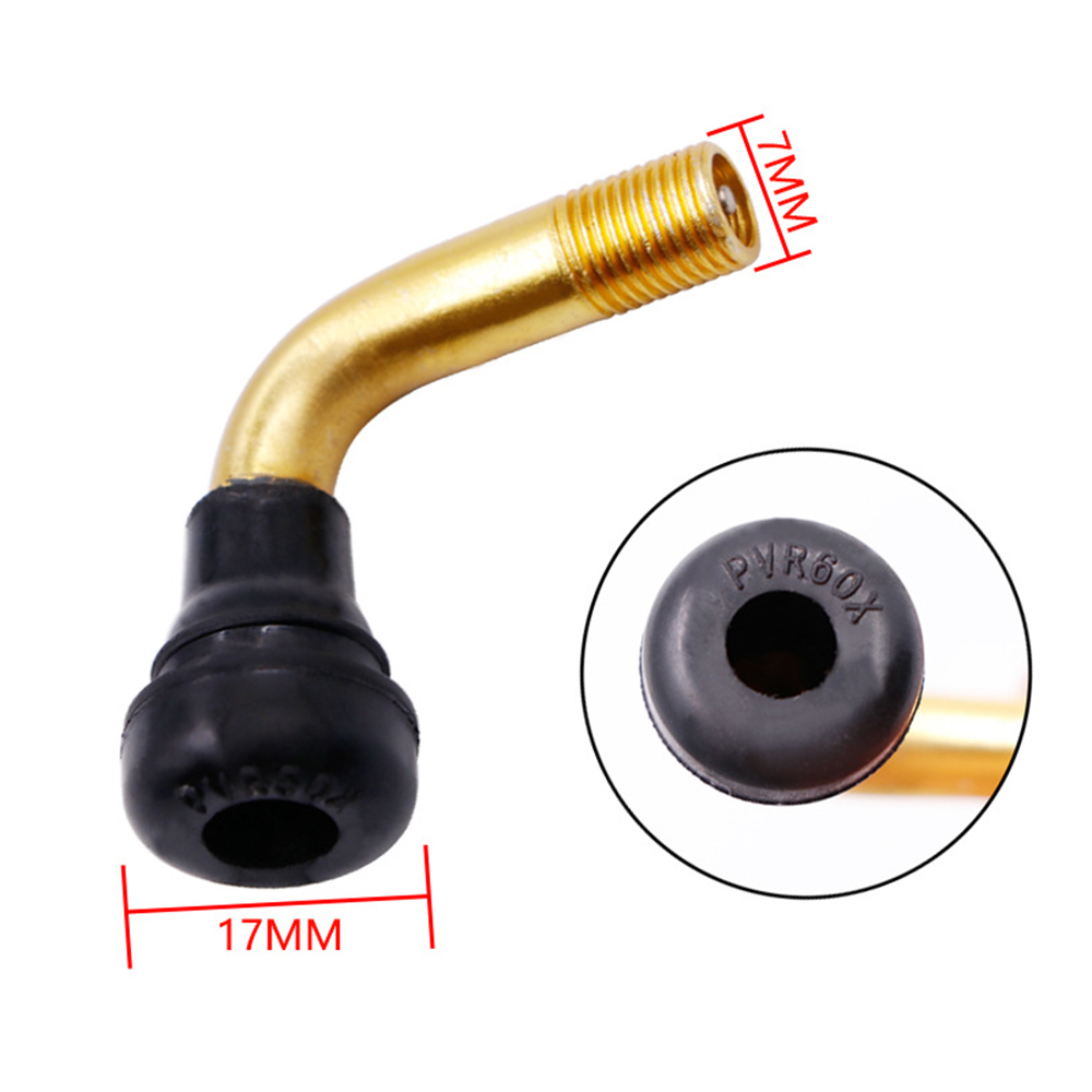 4Pc Rubber Angle Valve 50/pvr6 - Tubeless Valve Core reseña y precio