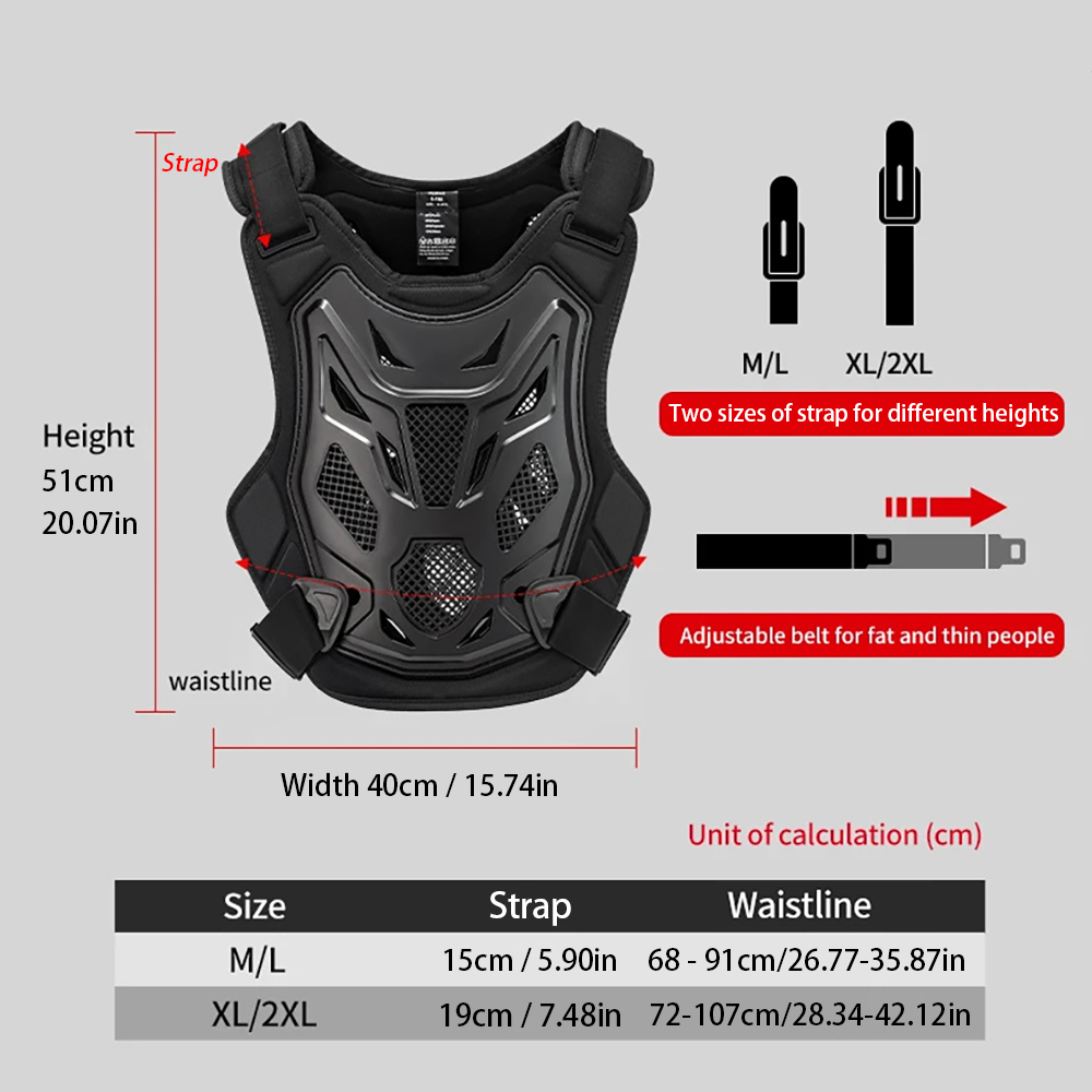 All Season Motocross Armor Ves - Mountain Biking Chest Protector reseña y precio