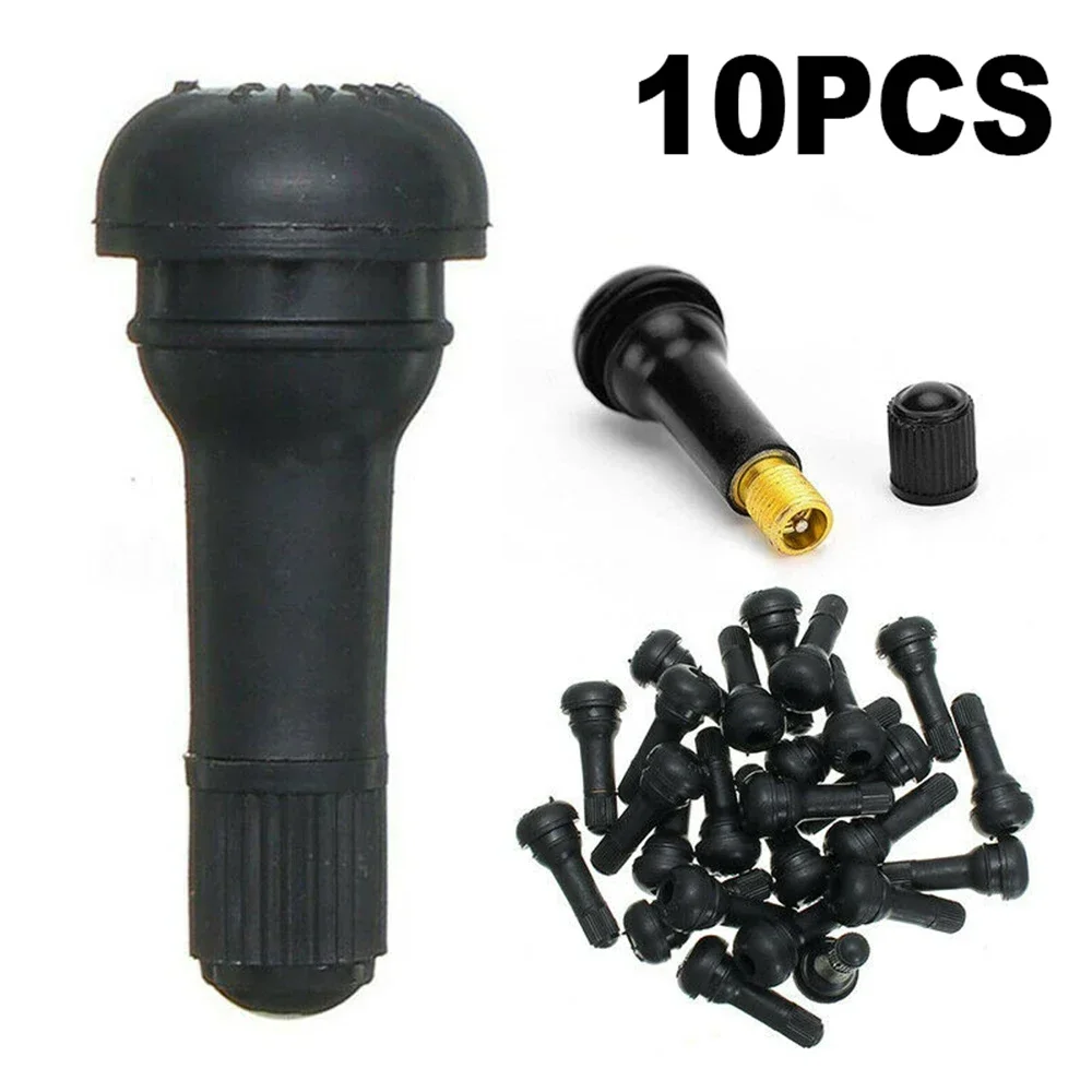 10Pcs TR413 Snap In Type Rubbe - Tubeless Valve Core reseña y precio