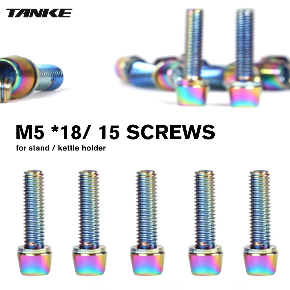 TANKE 6pcs M5 * 18 15mm Bolt S - Mountain Biking Water Bottle reseña y precio