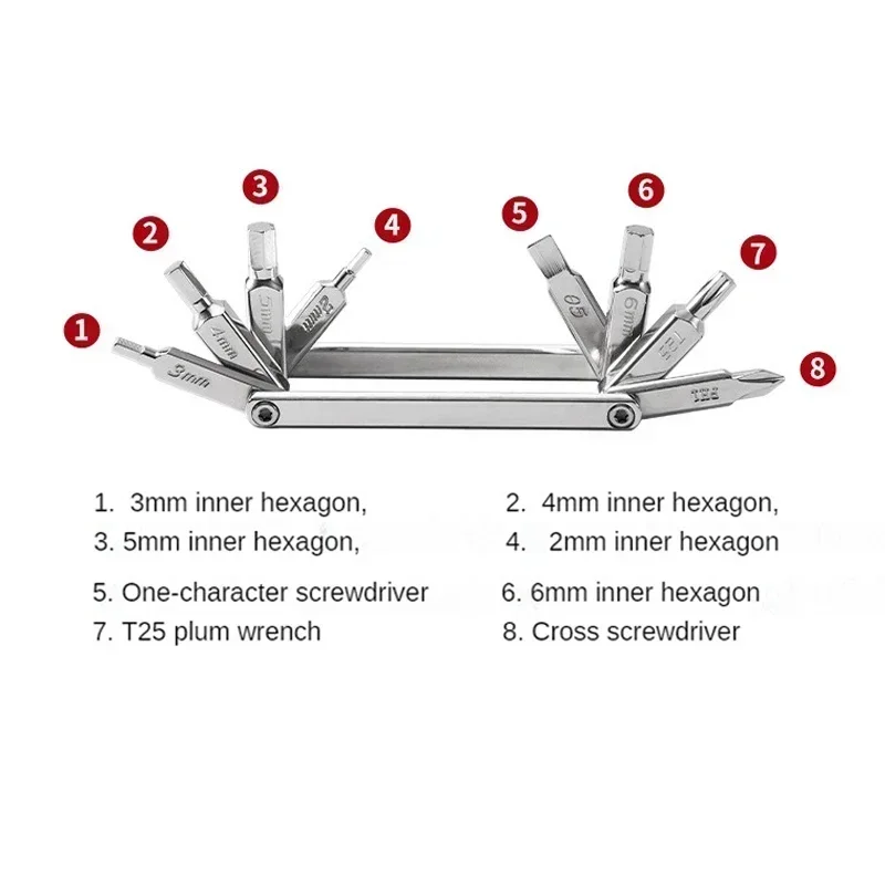8-in-1 Bicycle Multi-Tool Kit  - Mountain Biking Equipment reseña y precio