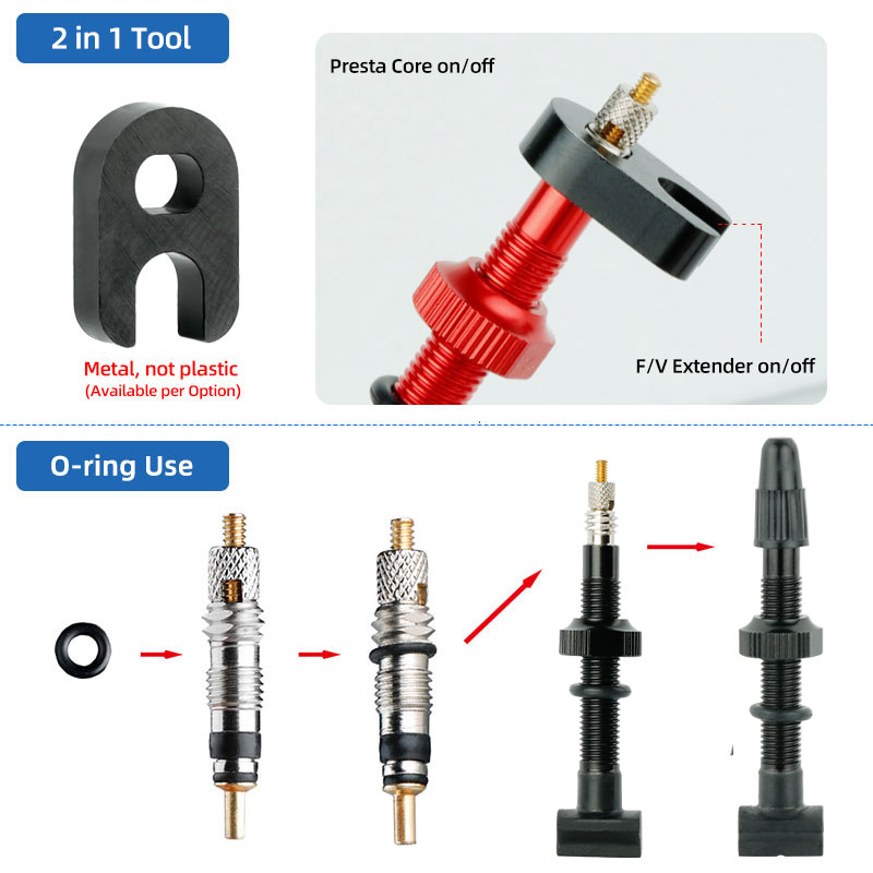 Deemount Presta Valve Core Bra - Tubeless Valve Core reseña y precio