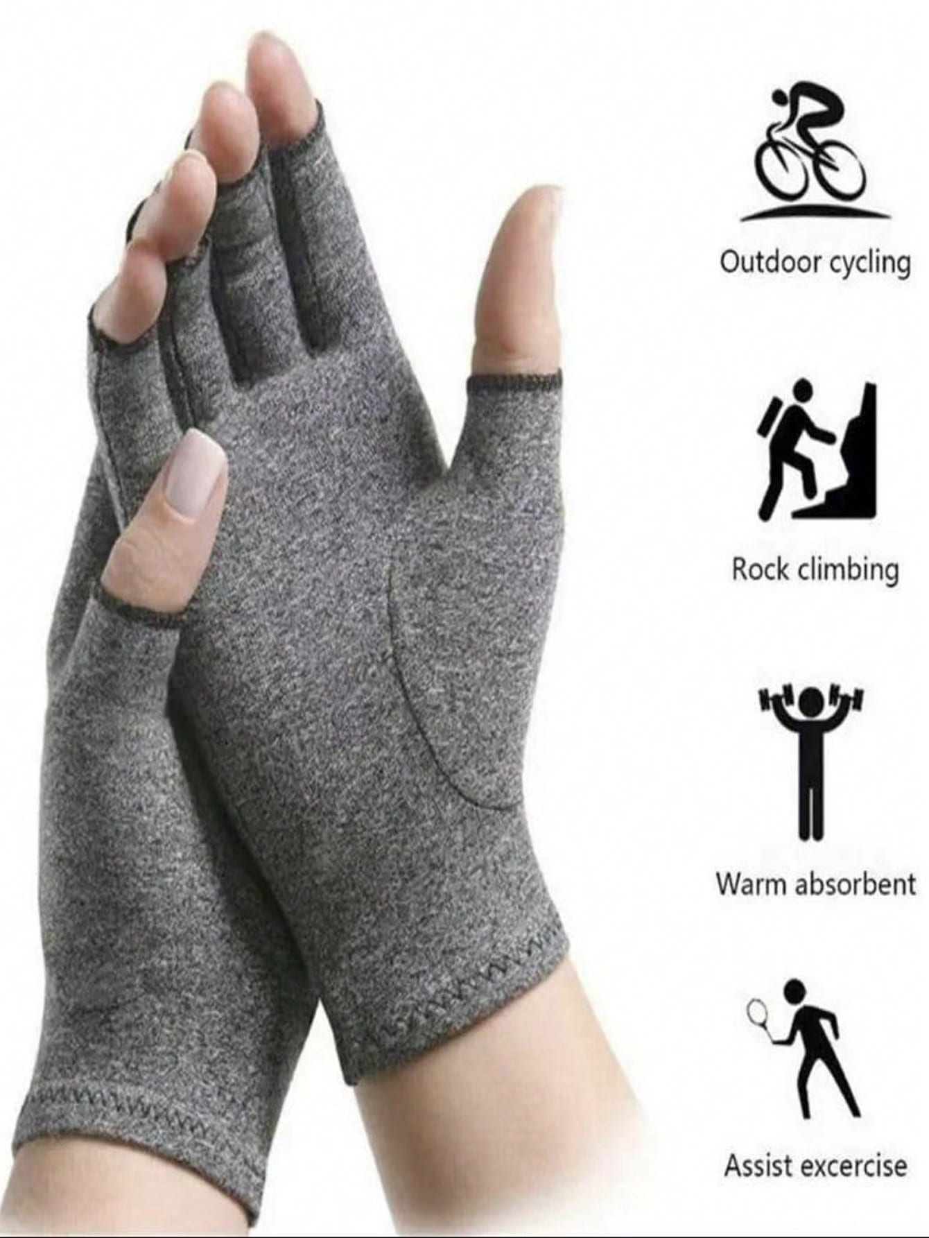 2 Pairs Sports Gloves, Dumbbel - Mountain Biking Equipment reseña y precio