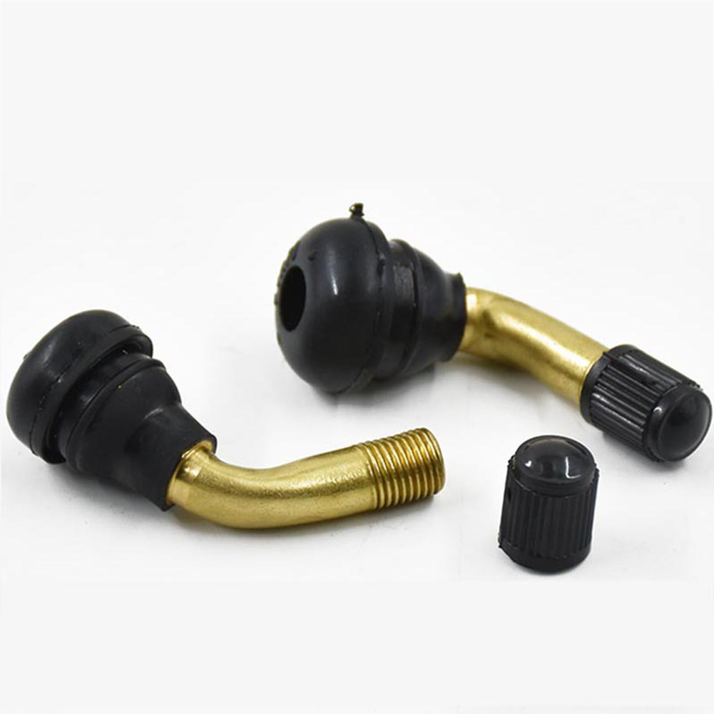2pcs Rubber/Brass Angled Valve - Tubeless Valve Core reseña y precio