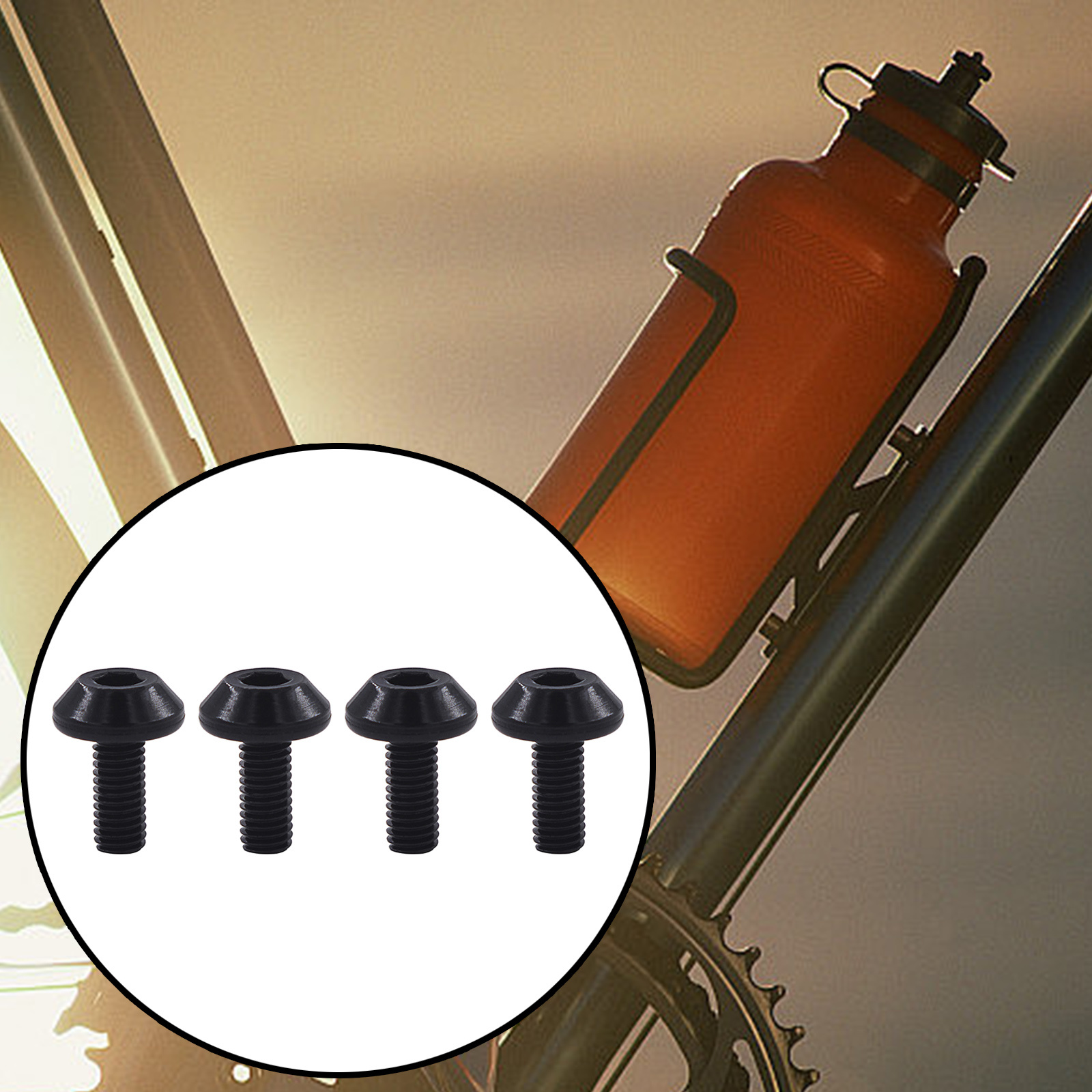 4Pcs Bicycle Water Bottle Cage - Mountain Biking Water Bottle reseña y precio