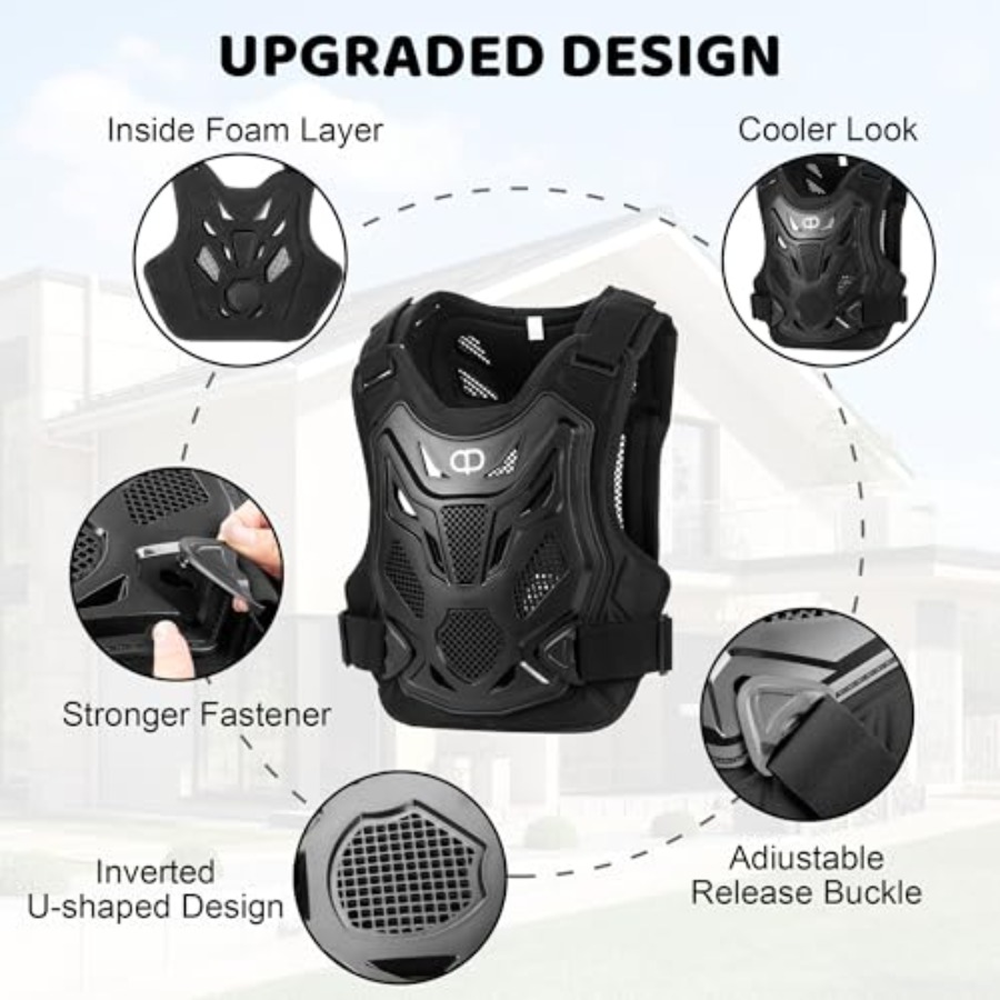 Dirt Bike Gear - Youth Motorcy - Mountain Biking Chest Protector reseña y precio
